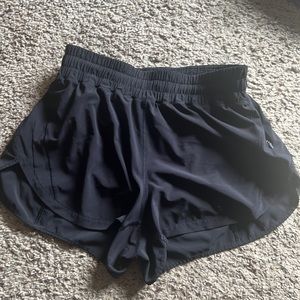 Lululemon track that high rise short 3” short in black